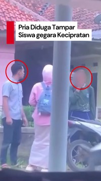 Video: Viral! Pria Diduga Tampar Pelajar di Sukabumi gegara Kecipratan