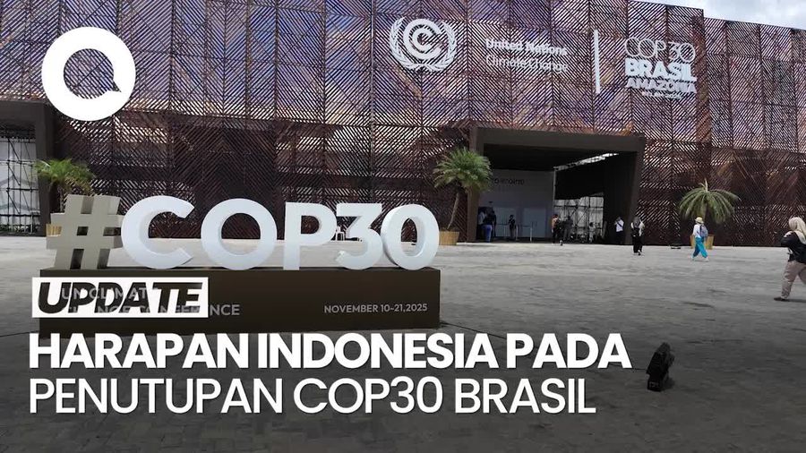 Video: RI Harap COP30 Hasilkan Keputusan Konkret untuk Atasi Krisis Iklim