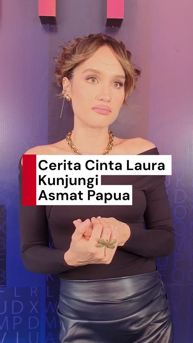 Video: Pengalaman Haru Cinta Laura saat Kunjungi Asmat Papua