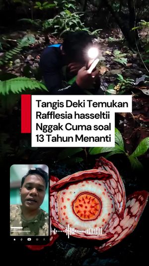 Video: Cerita di Balik Tangis Deki saat Temukan Rafflesia hasseltii