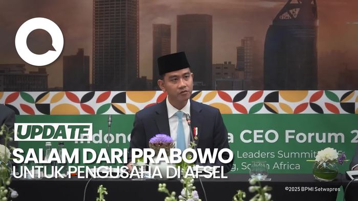 Video Gibran Bertemu Para Pengusaha di Afsel: Salam Hangat dari Prabowo