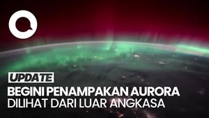 Video: Begini Penampakan Aurora Dilihat dari Luar Angkasa