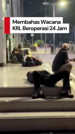Video: Kata Penumpang soal Wacana KRL Beroperasi 24 Jam