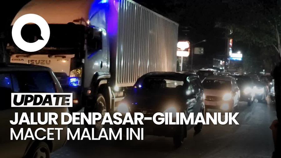 Video: Gorong-gorong Jebol, Jalur Denpasar-Gilimanuk Macet