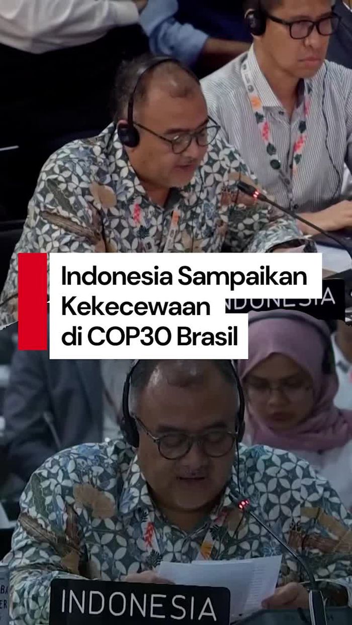 Video Kekecewaan Indonesia di Penutupan COP30 Brasil