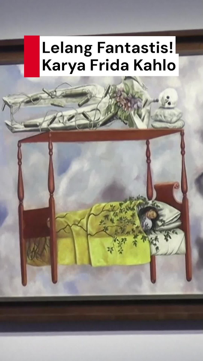 Video: Lukisan Frida Kahlo Pecahkan Rekor Dunia, Terjual Rp 913 Miliar!