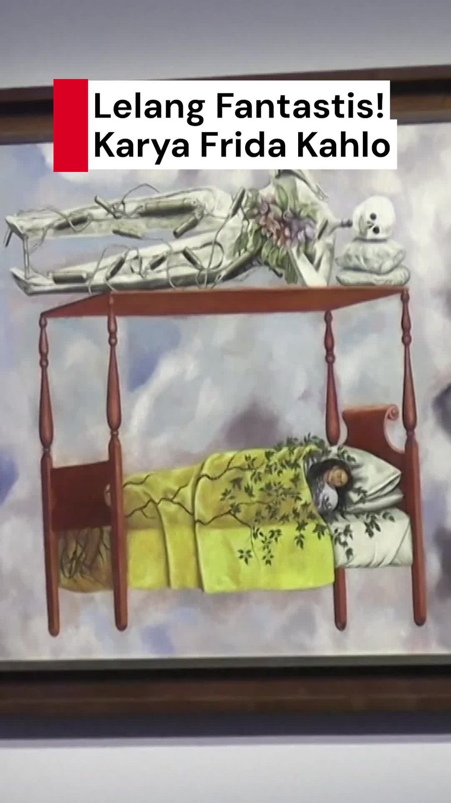 Video: Lukisan Frida Kahlo Pecahkan Rekor Dunia, Terjual Rp 913 Miliar!