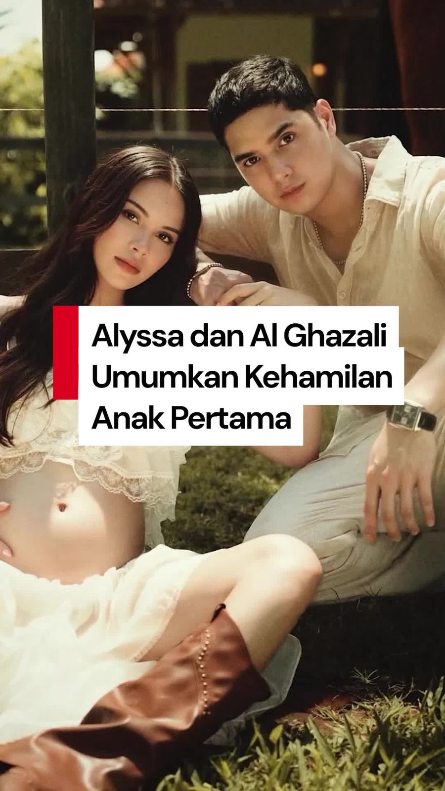 Video Umumkan Kehamilan Anak Pertama, Alyssa-Al Ghazali: Bebe ALs On the Way