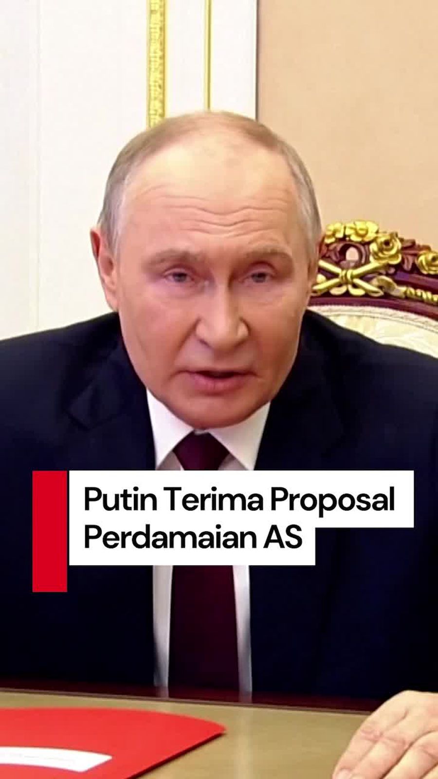 Video: Putin Terima Rencana Perdamaian yang Dirancang Trump