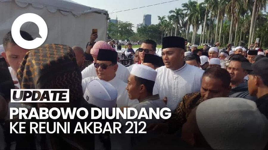 Video: Prabowo Diundang ke Reuni Akbar 212 yang Digelar di Monas