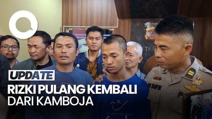 Video: Pesepakbola Rizki Kembali dari Kamboja, Keluarga Menangis Haru