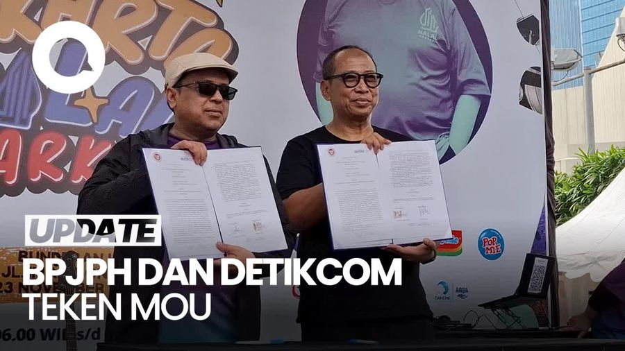 Video BPJPH dan detikcom Teken MoU, Pererat Sosialisasi Halal ke Masyarakat