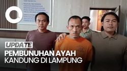 Video: Momen Polisi Tangkap Pelaku Pembunuhan Ayah Kandung di Lampung