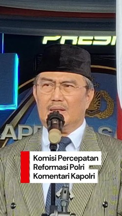 Video Jimly: Kapolri Ada Kesungguhan Melakukan Modernisasi Tata Kelola