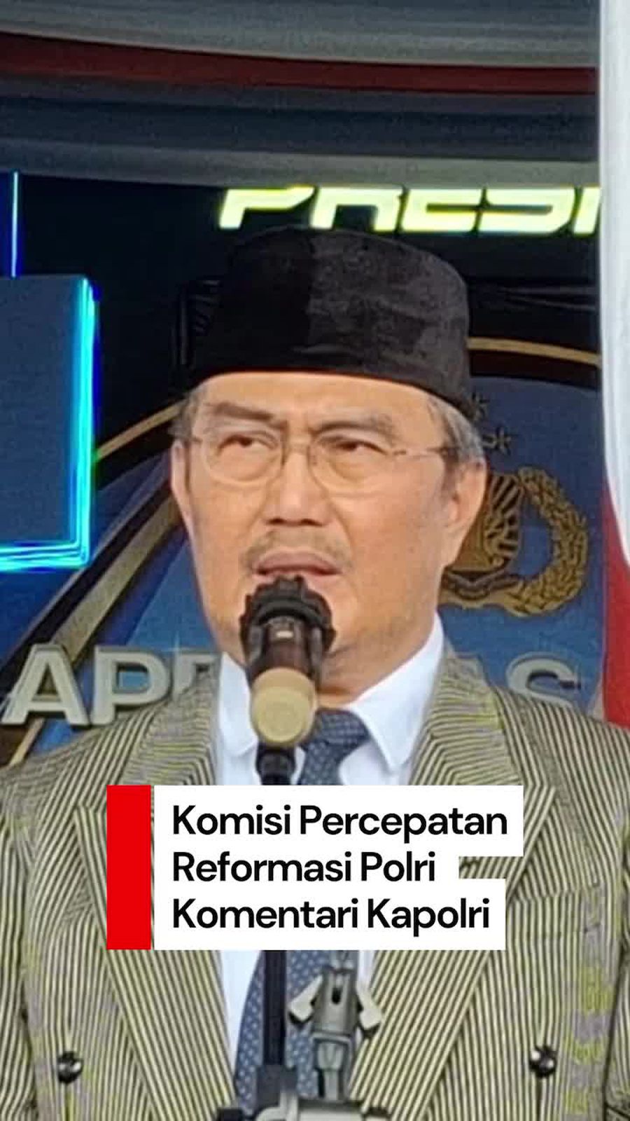 Video Jimly: Kapolri Ada Kesungguhan Melakukan Modernisasi Tata Kelola