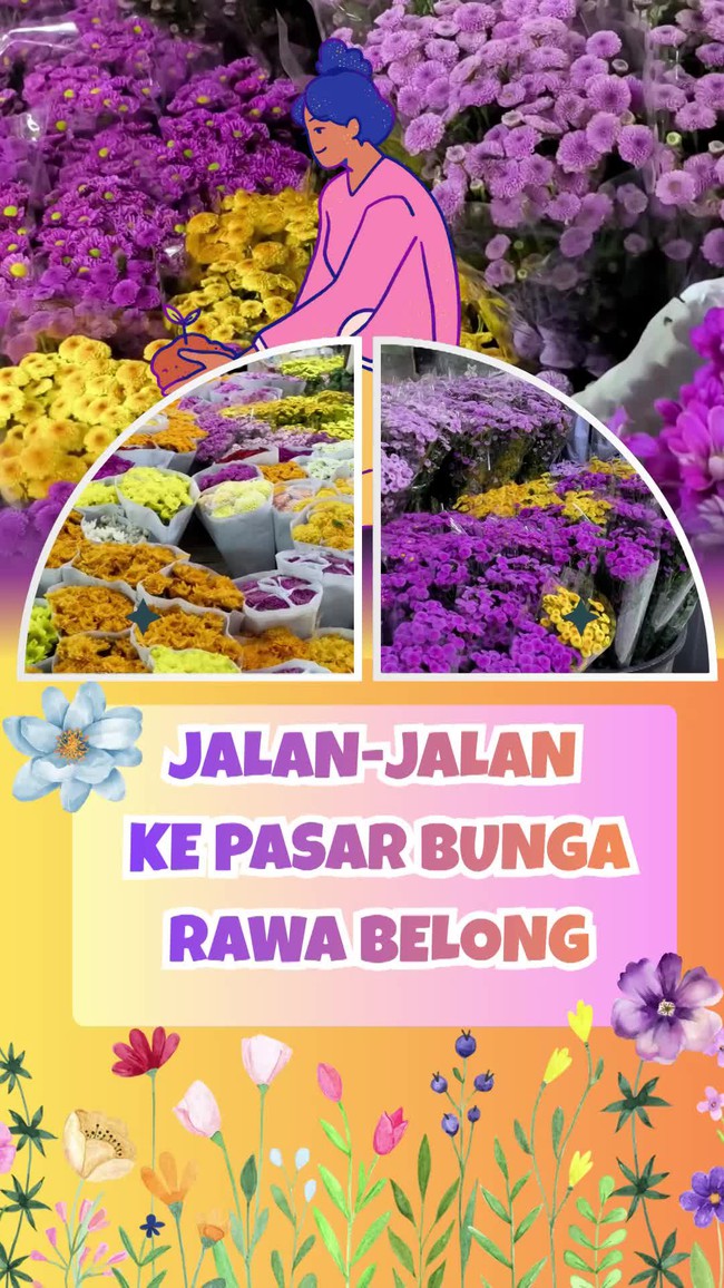 Video: Jalan-Jalan ke Pasar Bunga Rawa Belong, Ini yang Jadi Favorit!