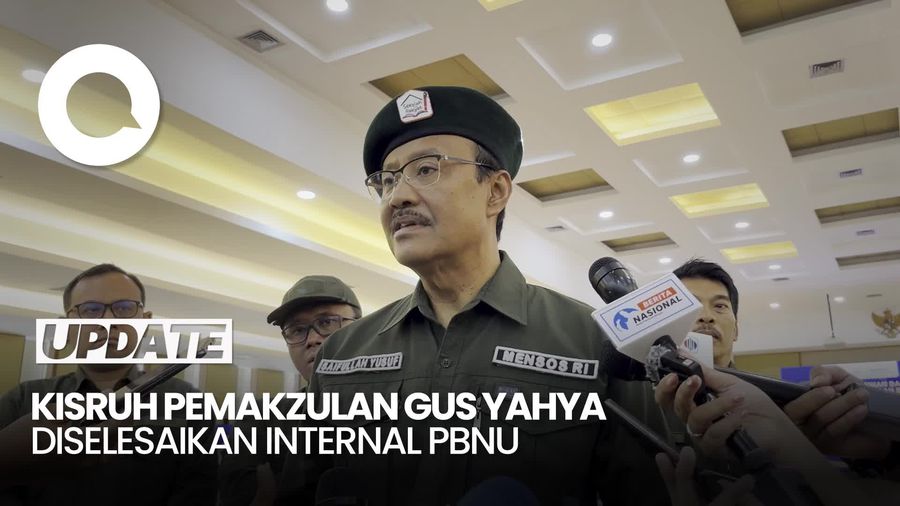 Video PBNU soal Desakan Gus Yahya Mundur: Diselesaikan Pakai Cara Ulama