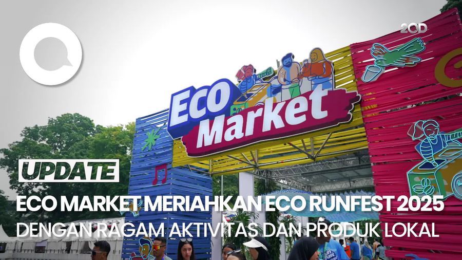 Eco Market Ramaikan Pertamina Eco RunFest 2025 di Istora Senayan