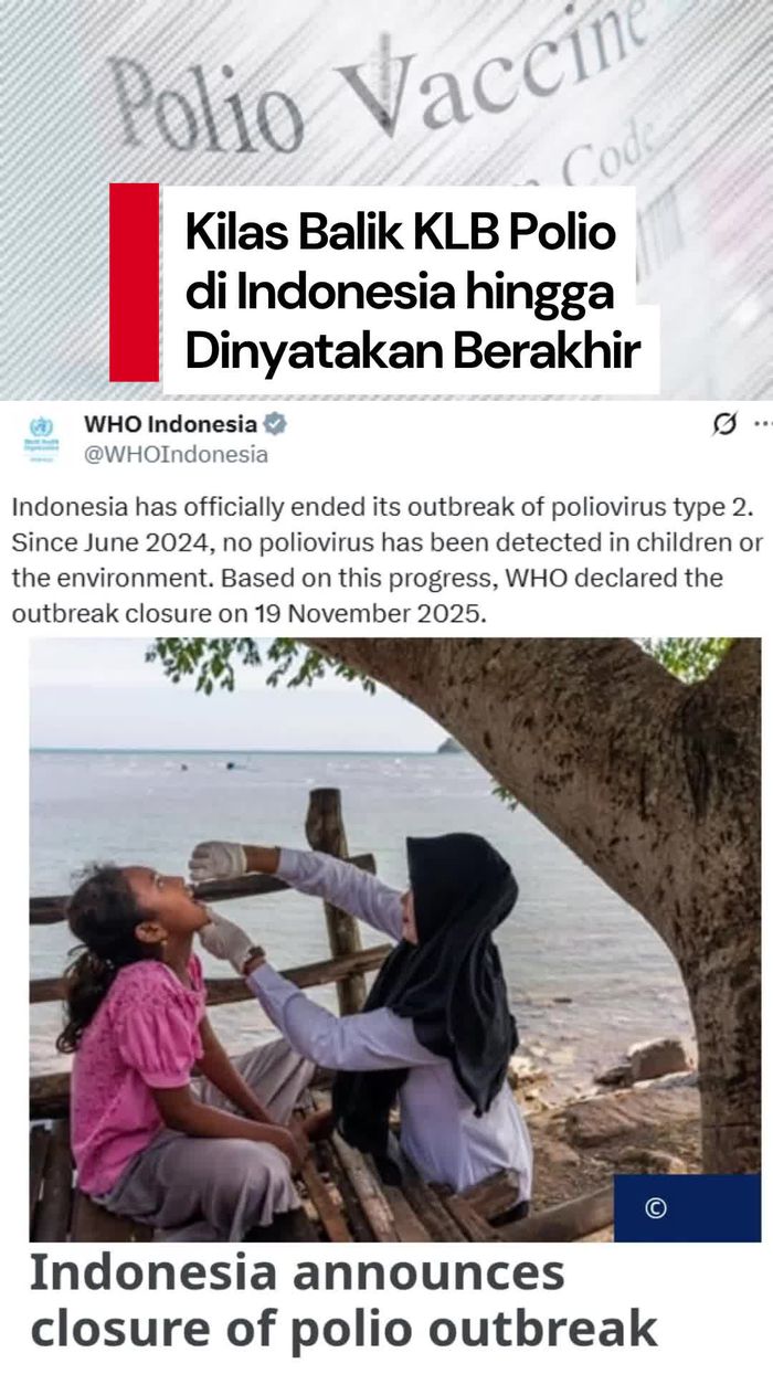 Video: Kabar Baik! KLB Polio di Indonesia Dinyatakan Berakhir