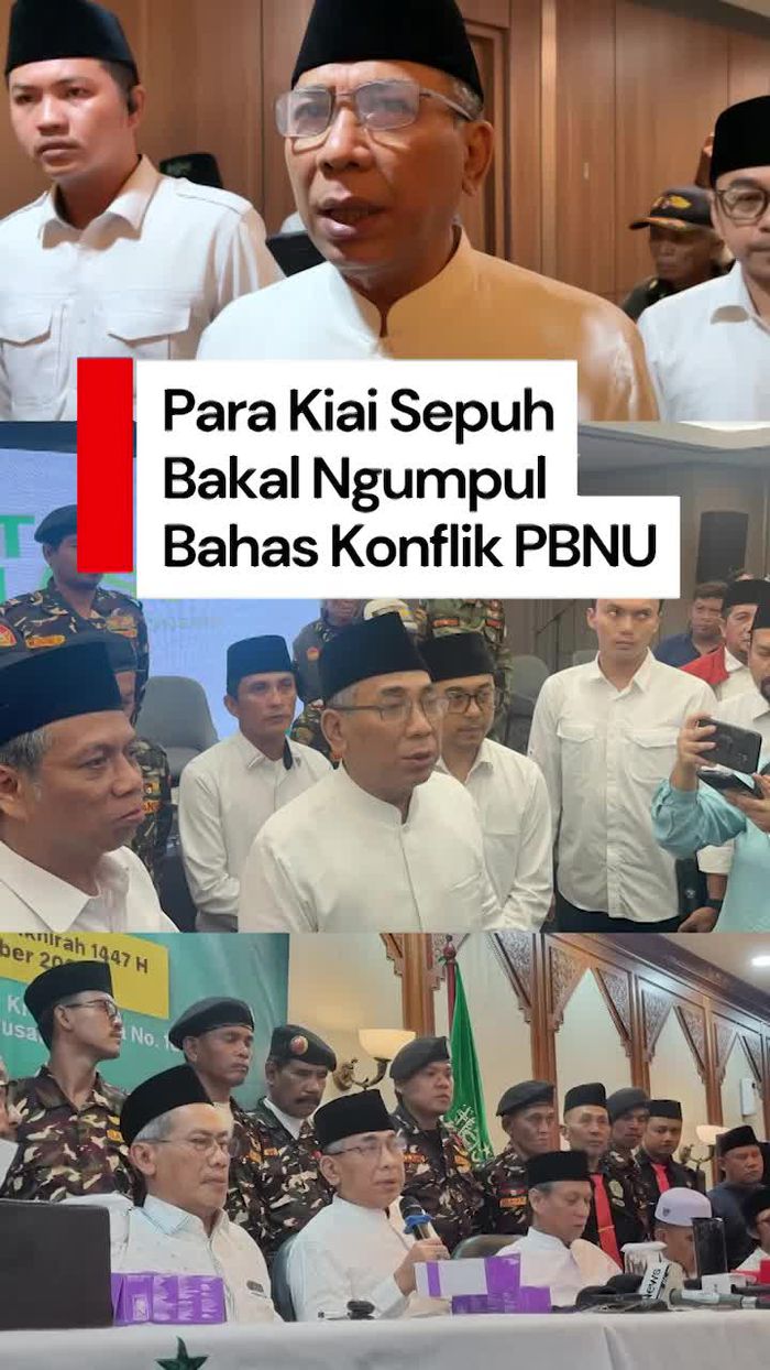 Video Para Kiai Sepuh Bakal Ngumpul di Ponpes Lirboyo Bahas Konflik PBNU