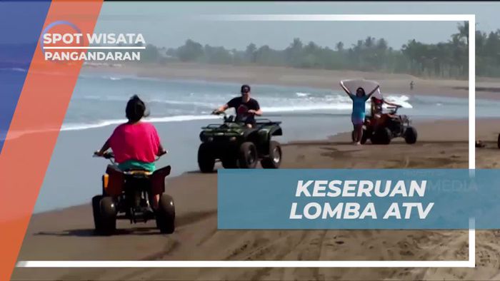 Tandingkan Kecepatan dalam Lomba ATV Seru di Pantai Timur Pangandaran