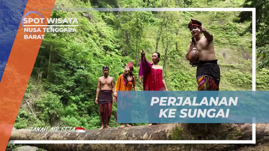 Ikuti Perjalanan Seru Menuju Sungai di Desa Senaru, Nusa Tenggara Barat  
