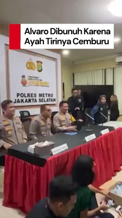 Video: Motif Ayah Tiri Bunuh Alvaro gegara Dendam Istrinya Selingkuh