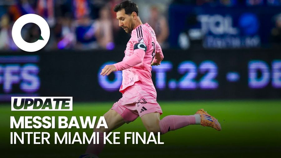 Video Messi Menyala! Cetak Gol, 3 Assist, Inter Miami ke Final Wilayah Timur