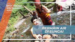 Nikmati Kegiatan Seru Bermain Air di Sungai Desa Senaru, Nusa Tenggara Barat  