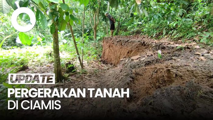 Video: Hujan Picu Pergerakan Tanah di Ciamis, Sejumlah Rumah Rusak