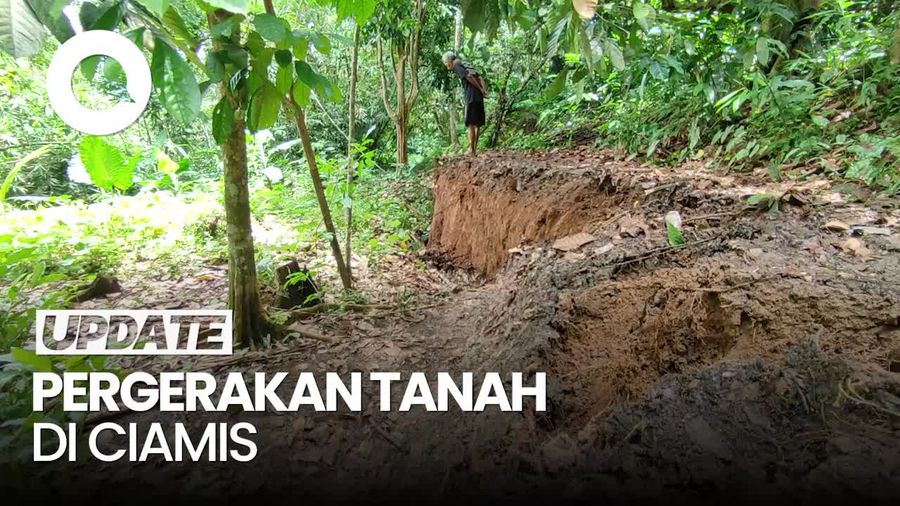 Video: Hujan Picu Pergerakan Tanah di Ciamis, Sejumlah Rumah Rusak