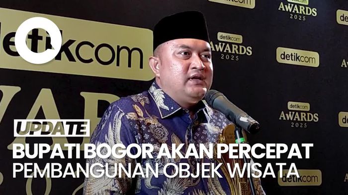 Video: Terima detikcom Awards, Bupati Bogor Komitmen Tumbuhkan Pariwisata