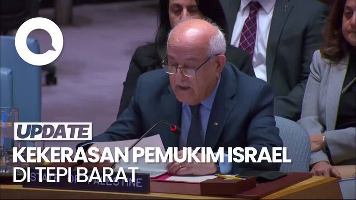 Video China-Prancis-Inggris Teriak ke PBB, Pemukim Israel Serang Warga Palestina