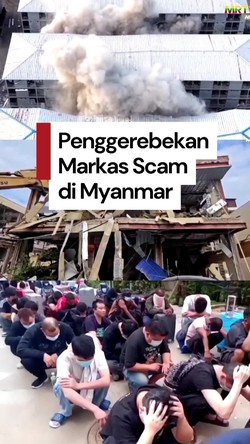 Video: Penggerebekan Besar-besaran Markas Scam di Myanmar, 1.600 WNA Dibekuk