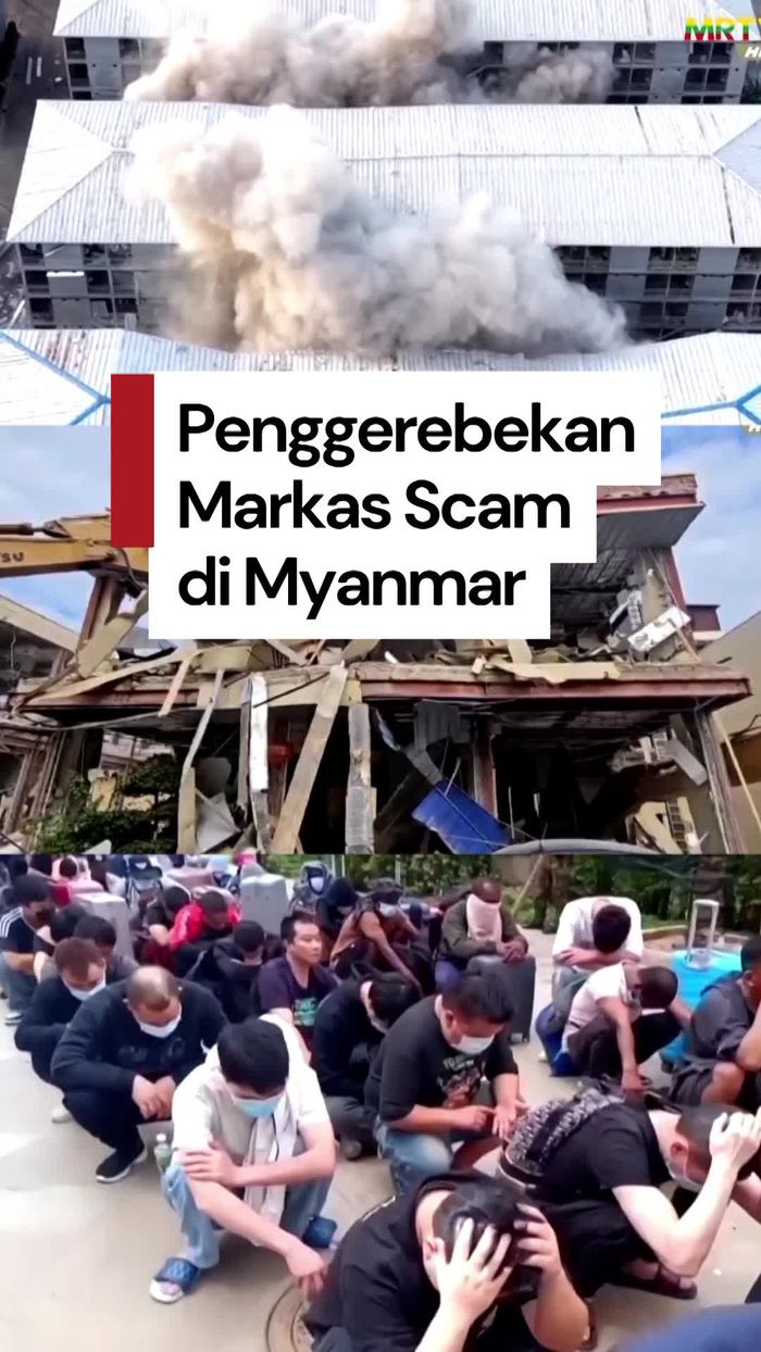 Video: Penggerebekan Besar-besaran Markas Scam di Myanmar, 1.600 WNA Dibekuk