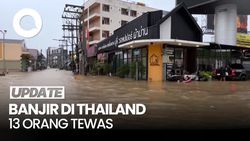 Video: Banjir di Thailand Selatan Tewaskan 13 orang