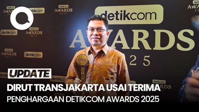 Video Dirut Setelah TransJ Terima detikcom Awards: Penambah Semangat
