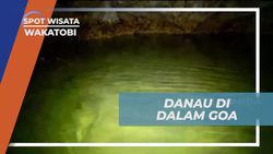 Menjelajahi Danau Misterius di Dalam Goa Kelelawar di Wakatobi  