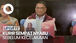 Video: Kurir Ekstasi Rp 207 M Sempat Nyabu Sebelum Kecelakaan di Lampung
