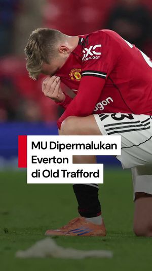 Video MU Dipermalukan Everton, Kalah 0-1 Lawan 10 Pemain