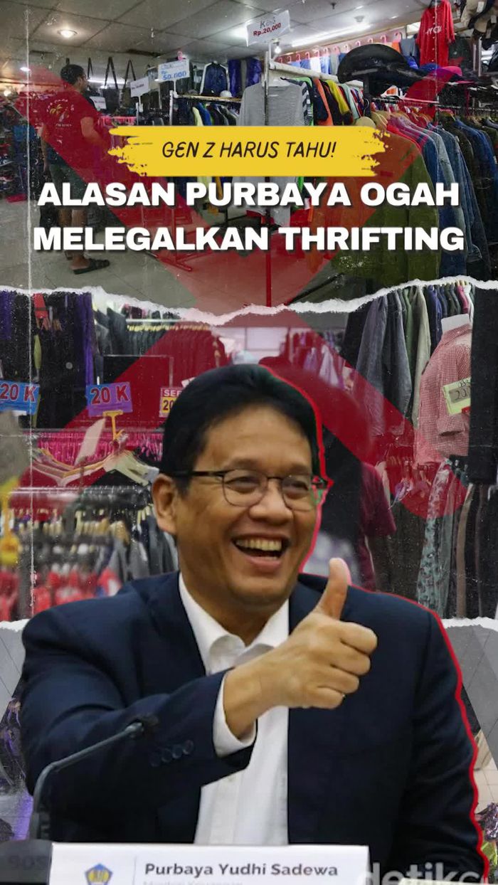 Video: Alasan Purbaya Ogah Banget Melegalkan Thrifting, Gen Z Harus Tahu!