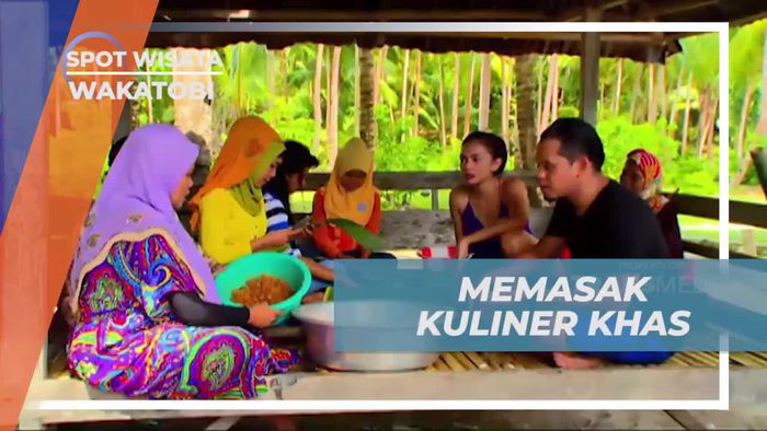 Memasak Kuliner Khas Wakatobi dari Singkong dan Gula Merah di Wakatobi  