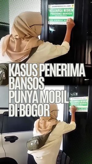 Video: Heboh Penerima Bansos di Bogor Punya Mobil