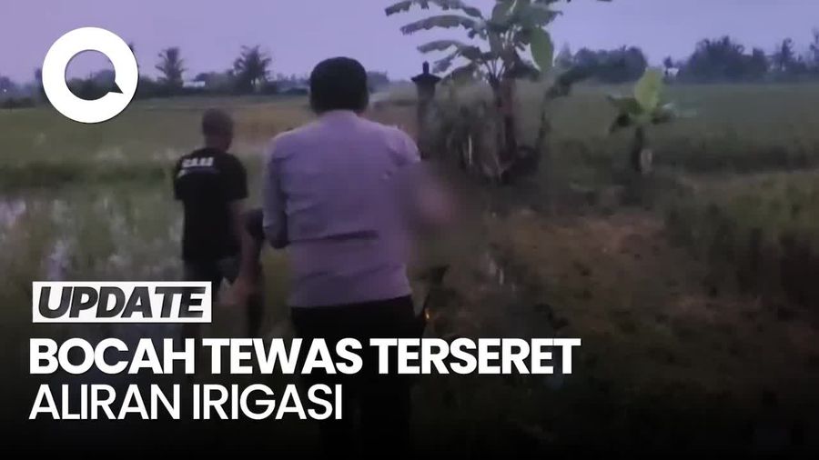 Video: Bocah 4 Tahun di Bali Tewas Terseret Aliran Irigasi saat Bermain