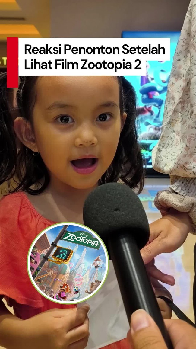 Video: Reaksi Penonton Setelah Lihat Film Zootopia 2