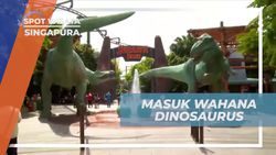 Menjelajahi Wahana Dinosaurus dan Menyusuri Hutan Jurassic Park di Singapura  