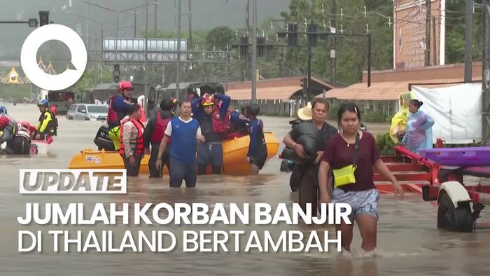 Video: Korban Tewas Akibat Banjir Thailand Bertambah Jadi 33 Orang 