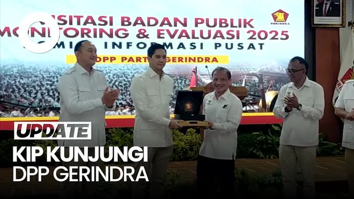 Video: Komisi Informasi Pusat Sambangi DPP Gerindra Hari Ini, Ada Apa?