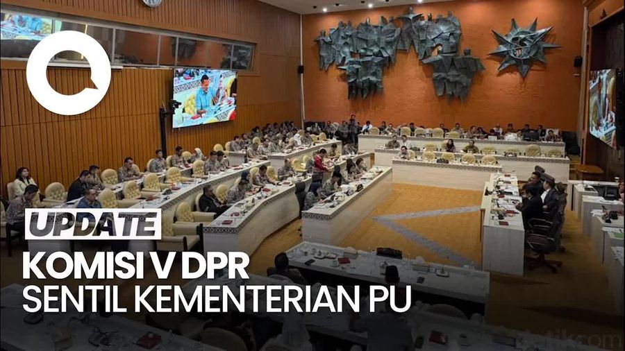 Video DPR Sentil KemenPU, Proyek Bendungan di Sumsel Molor Jadi 9 Tahun