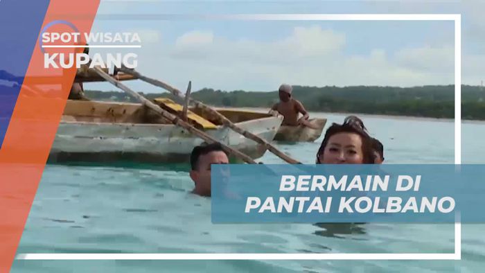 Bermain dan Berenang di Pantai Kolbano, Kupang